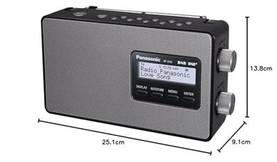 Panasonic RF-D10EG-K Draagbare DAB+ Radio Zwart/Zilver