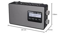 Panasonic RF-D10EG-K Draagbare DAB+ Radio Zwart/Zilver - thumbnail