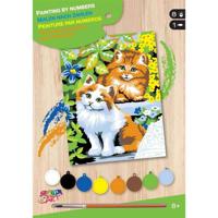 Sequin Art schilderen op nummer kittens - thumbnail