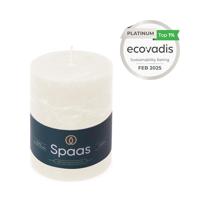 Kaars rustiek 80/110 mm wit Spaas - Spaas - thumbnail