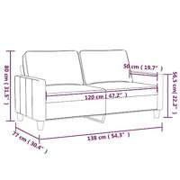 Tweezitsbank 120 cm fluweel donkergroen - thumbnail