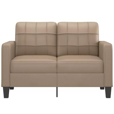 Tweezitsbank 120 cm kunstleer cappuccinokleurig Tweezitsbank 120 cm kunstleer cappuccinokleurig