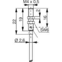 Contrinex Inductieve naderingsschakelaar M4 Vlak PNP DW-AD-603-M4 - thumbnail