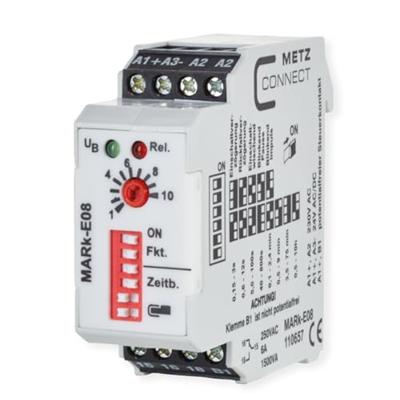 Metz Connect 110657 MARk-E08 Tijdrelais Multifunctioneel 230 V/AC 1 stuk(s) 1x wisselcontact