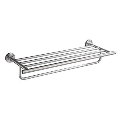 Wiesbaden 304-handdoekrek lig/hang rond 60cm RVS