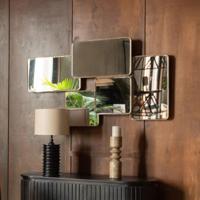 Dutchbone Spiegel 'Cordelia' Rubberhout, 70 x 120cm - thumbnail