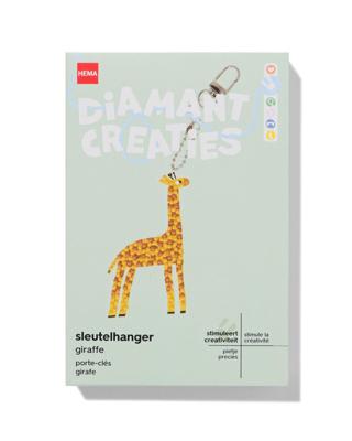 HEMA Diamantcreaties sleutelhanger giraf