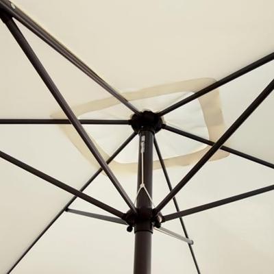 Parasol Aktive 200 x 235 x 120 cm Aluminium Crème