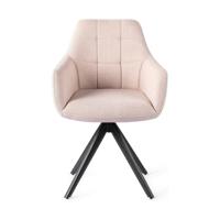 Jesper Home Noto eetkamerstoel Petal Pink turn black - thumbnail