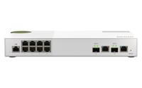 QNAP QSW-M2108-2C - 2 x 10GbE SFP+/RJ45 Combo Ports & 8 x 2.5GbE (RJ45) Ports - Entry-level 10GbE and 2.5GbE Layer 2 Web Managed Switch - thumbnail