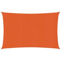 VidaXL Zonnezeil 160 g/m² 2,5x4 m hdpe oranje - thumbnail