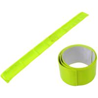 Messingschlager M-wave reflector snapwrap armen en benen geel (2st) - thumbnail