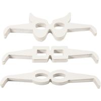 Creativ Company Brillen, h: 4,5-10 cm, l: 32 cm, wit, 160 stuk/ 1 doos - thumbnail