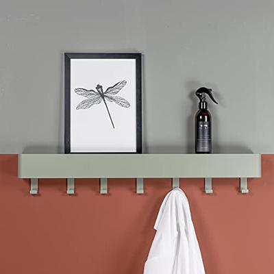 Kapstok Dex 7 haken Dusty Green