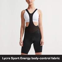 Craft 1907135 Essence Bib Shorts Wmn - Black - XS - thumbnail