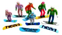 Jägerndorfer Figuren Staand Snowboard - 6St - thumbnail