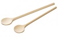 Fackelmann basic kooklepel 2 stuks beukenhouten - thumbnail