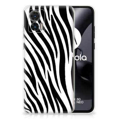 Motorola Edge 30 Neo | TPU Hoesje | Zebra