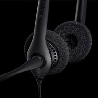 Jabra Biz 1500 Duo QD Headset Bedraad Hoofdband Kantoor/callcenter Zwart - thumbnail