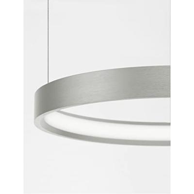 Lyora Ronde hanglampPerrine zilvergrijs Ø 40cm - 9345614