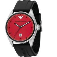 Horlogeband Armani AR0599 Rubber Zwart - thumbnail