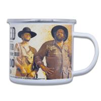 Bud Spencer & Terence Hill Enamel Mug Wanted - thumbnail