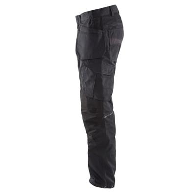 Blåkläder Service werkbroek met stretch en spijkerzakken 14961330 | Zwart/Donkergrijs | Maat 62 - 7330509555835 Blåkläder Service werkbroek met stretch en spijkerzakken 14961330 | Zwart/Donkergrijs | Maat 62 - 7330509555835