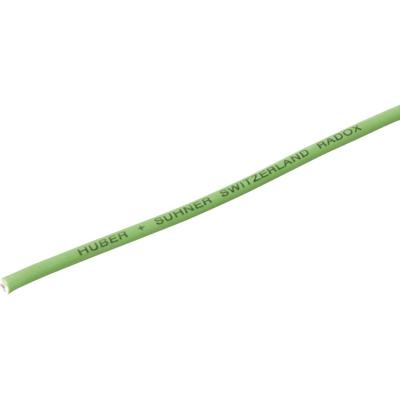 Huber+Suhner 12420137 Draad Radox® 155 1 x 0.75 mm² Groen per meter