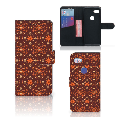 Google Pixel 3A Telefoon Hoesje Batik Brown