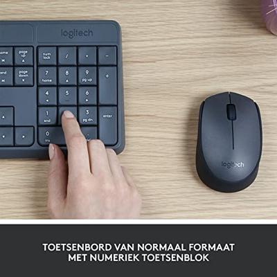 Logitech MK235 Wireless Keyboard en Mouse desktopset