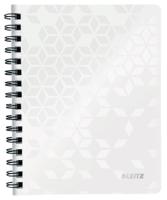 Leitz WOW schrift ft A4, gelijnd, wit - thumbnail