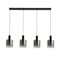 Searchlight Zwarte hanglampSweden 4-lichts - 88910-4BK - thumbnail