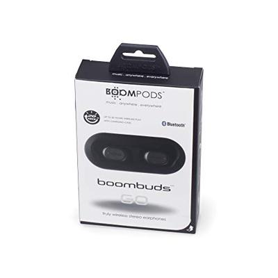 BOOMPODS Boombuds Go true wireless - de beste sport-oordopjes, Bluetooth, draagbare magnetische oplaadbehuizing, water/zweetbestendig IPX 4, TWS directe verbinding
