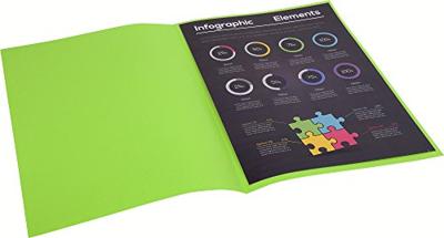 Exacompta Rock&apos;s 80 dossiermap, ft 22 x 31 cm, pak van 100, muntgroen