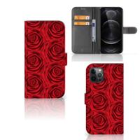 Apple iPhone 12 Pro Max Hoesje Red Roses - thumbnail