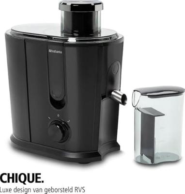 Brabantia BBEK1123BK Sapcentrifuge Zwart