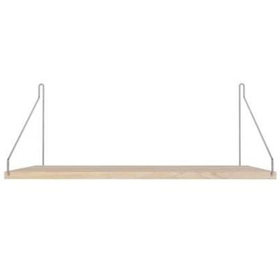 Frama Shelf wandplank 60x27 wit geolied|roestvrijstaal