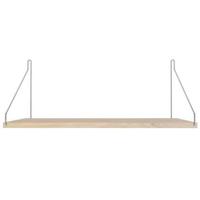 Frama Shelf wandplank 60x27 wit geolied|roestvrijstaal - thumbnail