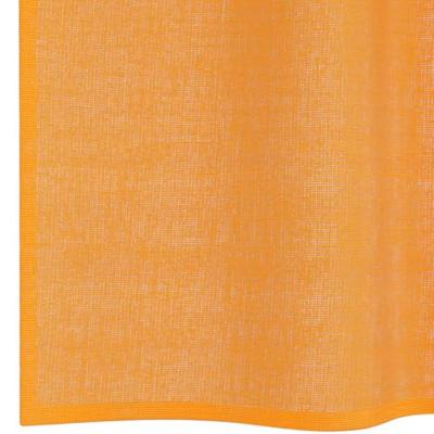 Gordijnen voile met lussen 2 st 140x175 cm oranje