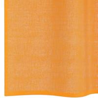 Gordijnen voile met lussen 2 st 140x175 cm oranje - thumbnail