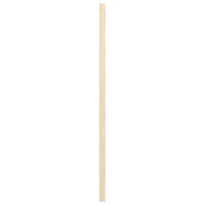 VidaXL Kastdeur met lamellen 69x29,5 cm massief grenenhout
