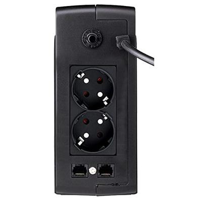 PowerWalker VFD 600 - UPS - 220/230/240 Volt wisselstroom V - 300 Watt - 600 VA 7 ampère-uur - uitgangen: 2 - zwart