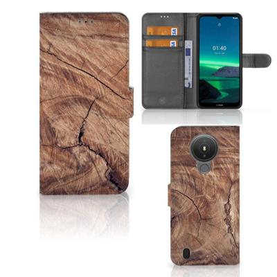 Nokia 1.4 | Book Style Case | Tree Trunk | Portemonnee hoesje