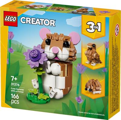 LEGO® Creator 31376 schattig hamster met bloem