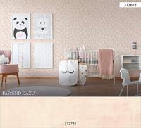 Noordwand behang couleurs & matières scratchy clouds roze - thumbnail