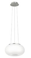 Eglo Design HanglampOptica 28cm nikkel met wit - 86813 - thumbnail