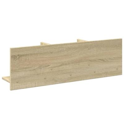 Wandkast 100x16,5x30 cm bewerkt hout sonoma eikenkleurig
