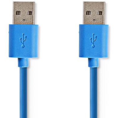 USB 3.0-Kabel | A Male - A Male | 2,0 m | Blauw