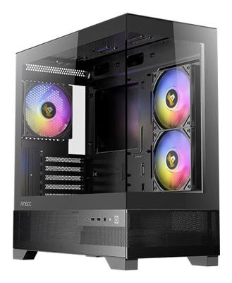 Antec CX500M Mini-tower Gaming-behuizing Zwart Stoffilter