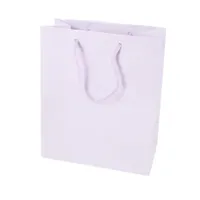Geschenktas met koord M lila 23 cm | 60 stuks - thumbnail